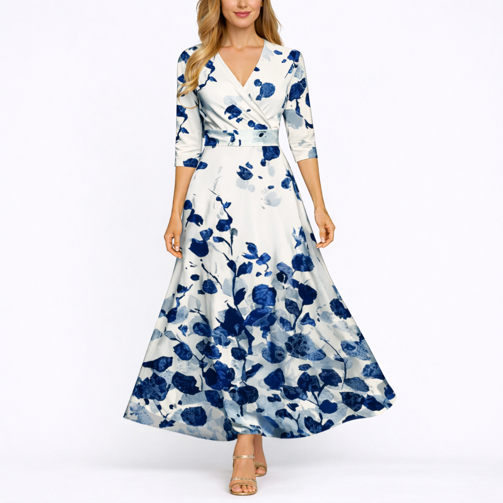 Women's Floral Maxi Dress Outfit for Summer Holidays Weddings Parties and Everyday Wear