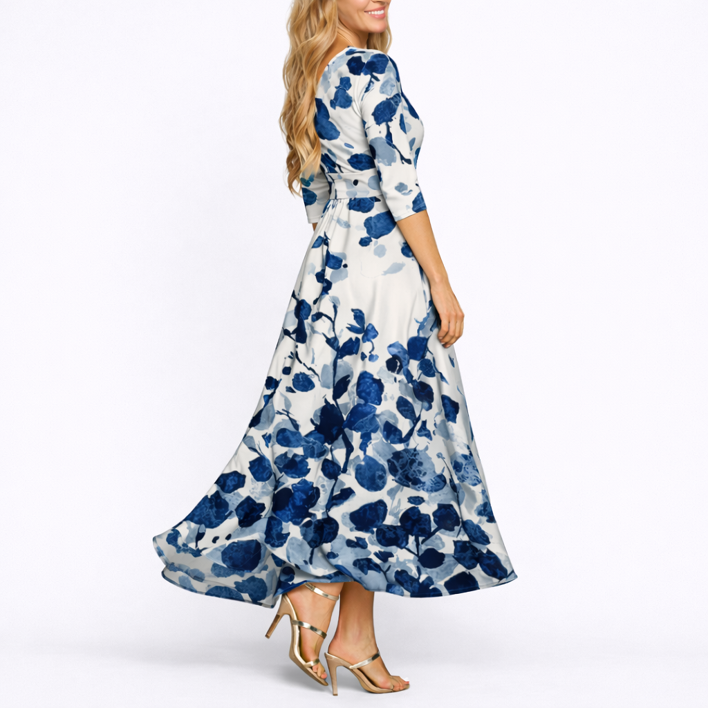 Women's Floral Maxi Dress Outfit for Summer Holidays Weddings Parties and Everyday Wear