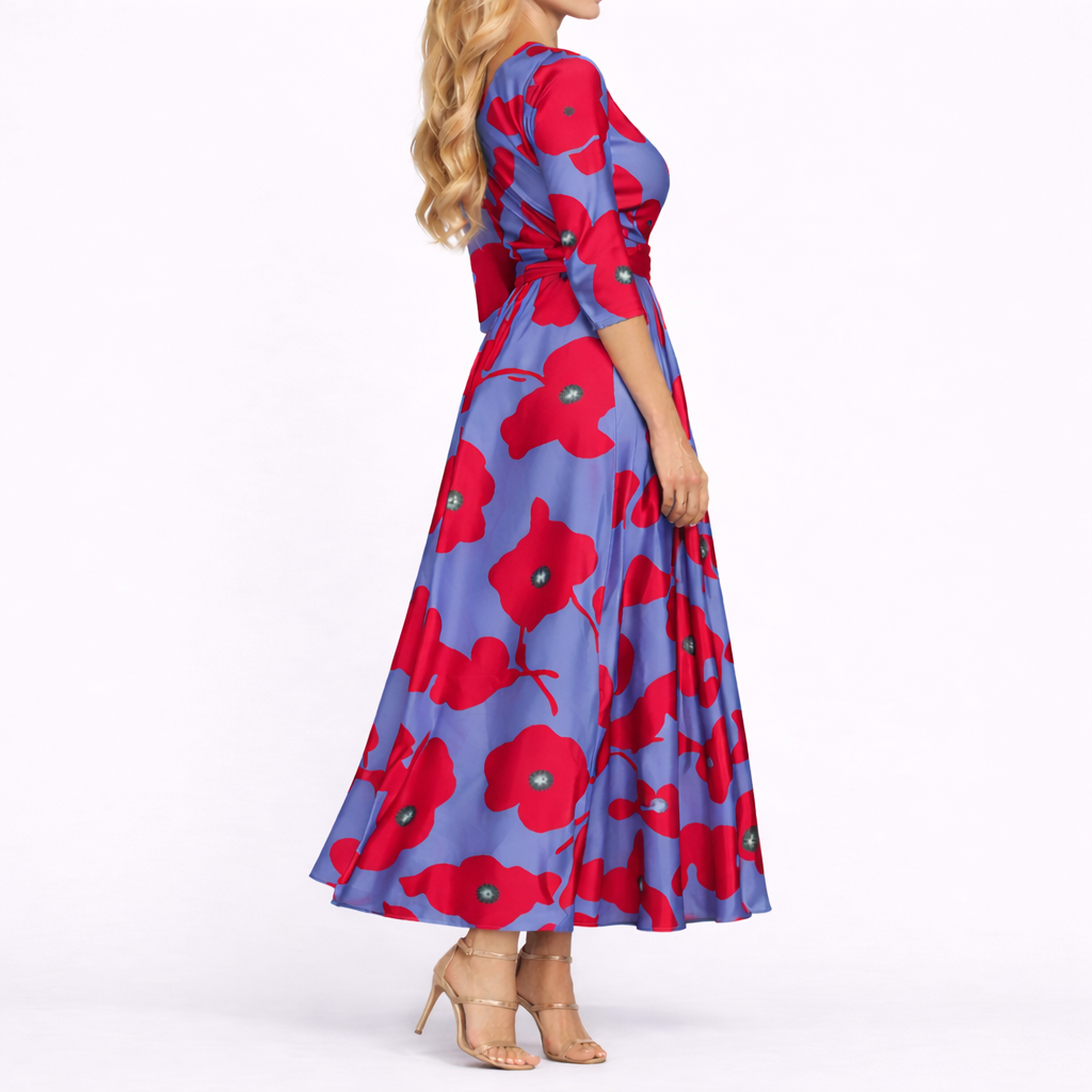 Women's Floral Maxi Dress Outfit for Summer Holidays Weddings Parties and Everyday Wear