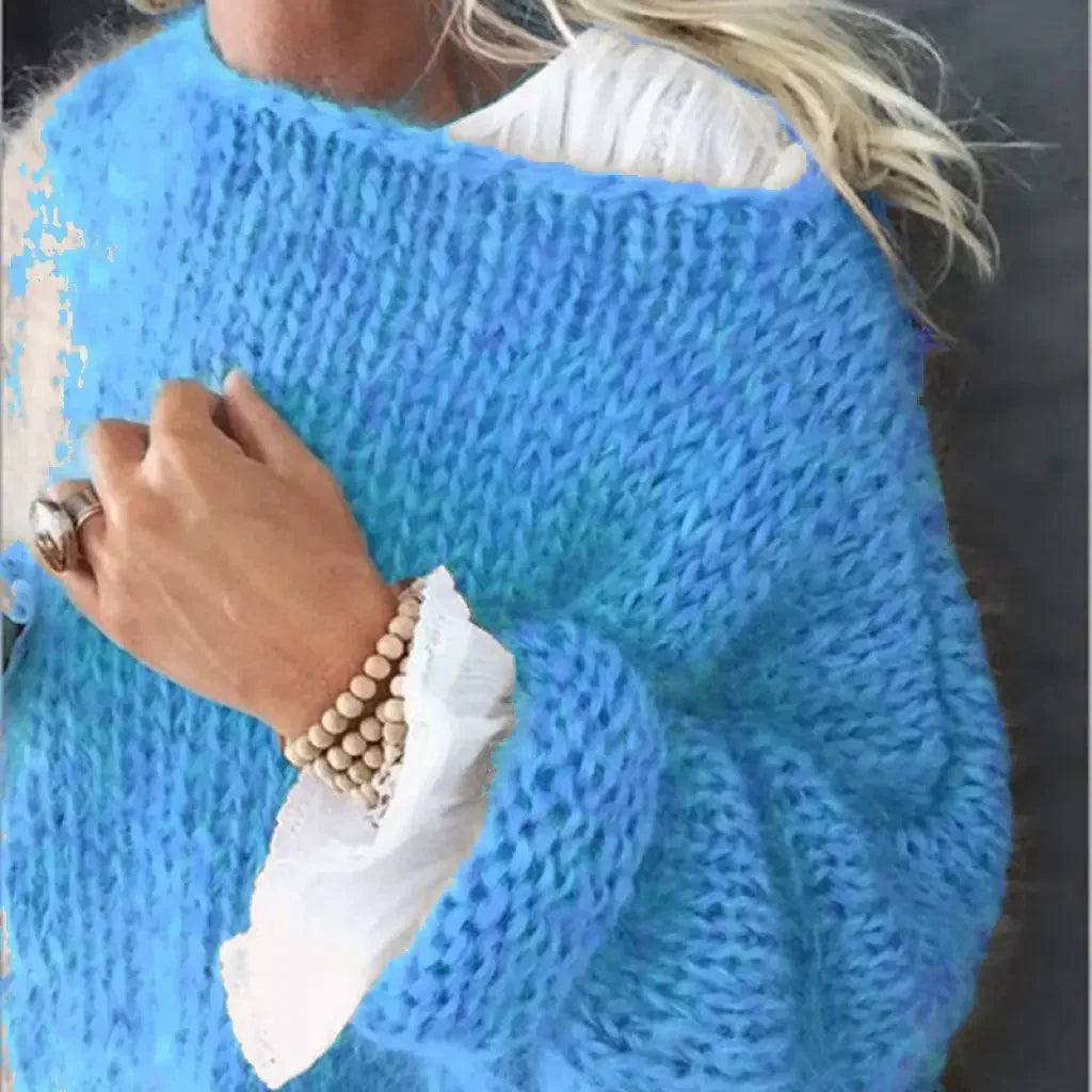 Women's Casual Relaxed Sweater Knitwear for Autumn Winter Layering Cosy Days and Everyday Wear