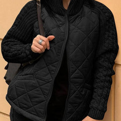 Women's Casual Jacket Relaxed Fit Long Sleeve Zip-Up Everyday Layering