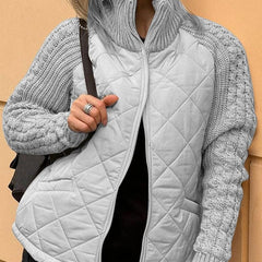 Women's Casual Jacket Relaxed Fit Long Sleeve Zip-Up Everyday Layering