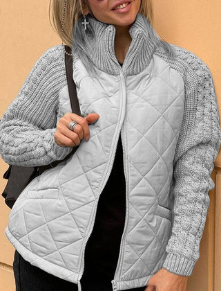 Women's Casual Jacket Relaxed Fit Long Sleeve Zip-Up Everyday Layering