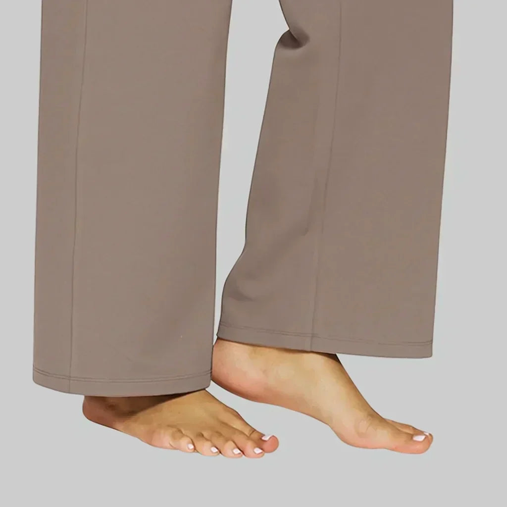 Women's High Waist Wide Leg Pants Outfit for Work Casual Days Holidays and Everyday Wear