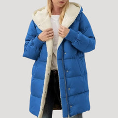 Women's Quilted Puffer Jacket Zip-Up Front Cozy Casual Layering
