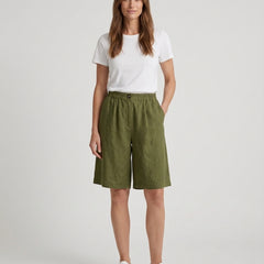 Women's Relaxed Fit Casual Shorts Outfit for Work Casual Days Holidays and Everyday Wear - Front [Lystr 6ac79022b0c2148f076d4bfb:front]