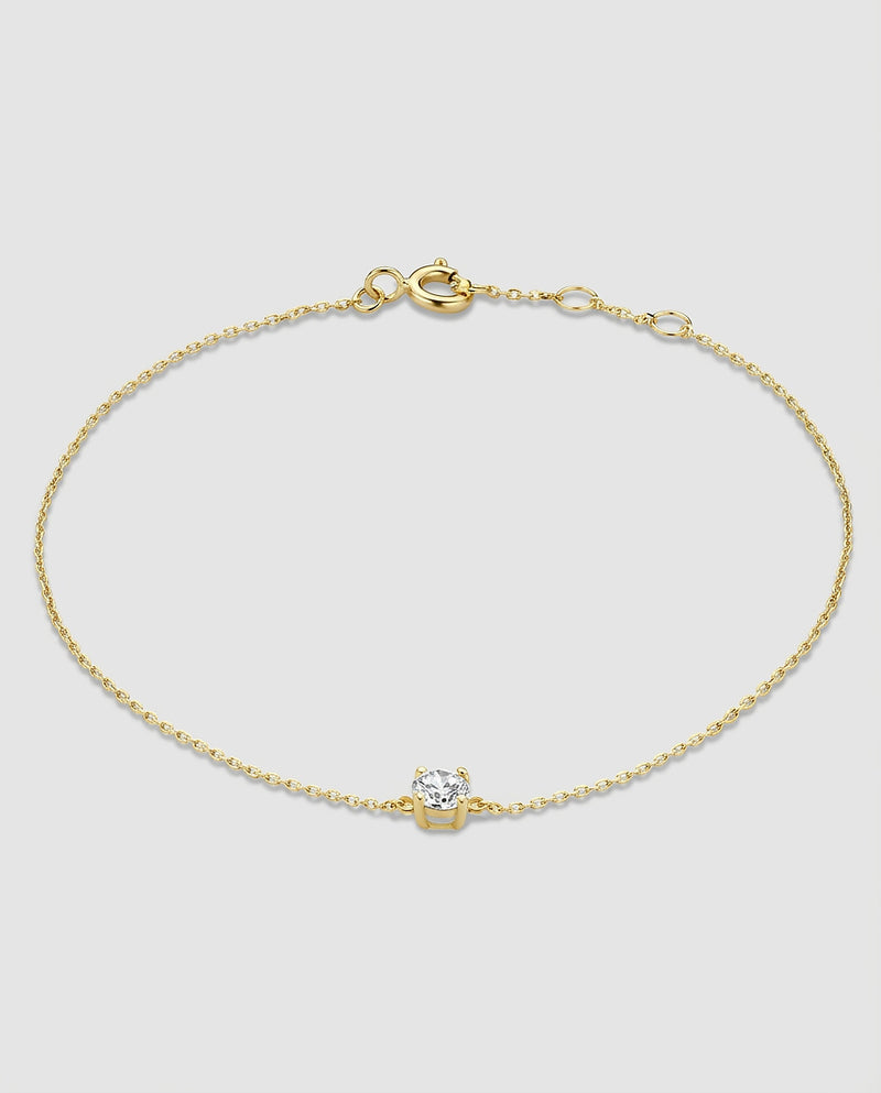 Women's Gold Moissanite Bracelet Statement Jewellery Jewelry Gift for Women Weddings Parties Prom and Everyday Wear