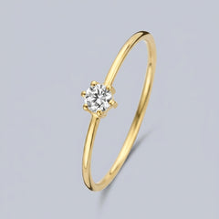 Women's Gold Ring Statement Jewellery Jewelry Gift for Women Weddings Parties Prom and Everyday Wear - Front [Lystr 6aca5a6e54da811b62974582:front]