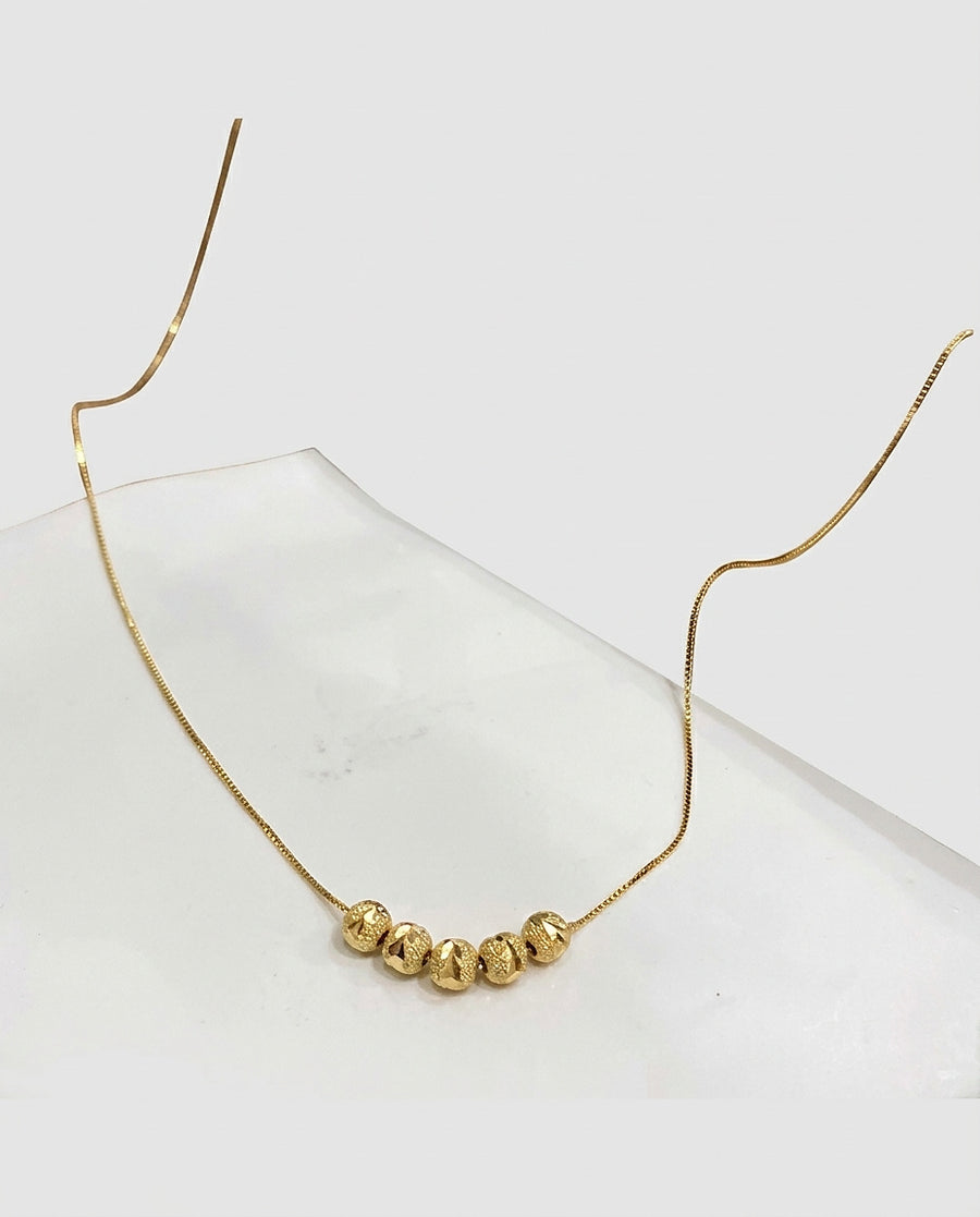 Women's White Gold Necklace Statement Jewellery Jewelry Gift for Women Weddings Parties Prom and Everyday Wear - Gold Front [Lystr 6aca8a404dcd070456decfa4:gold:front]
