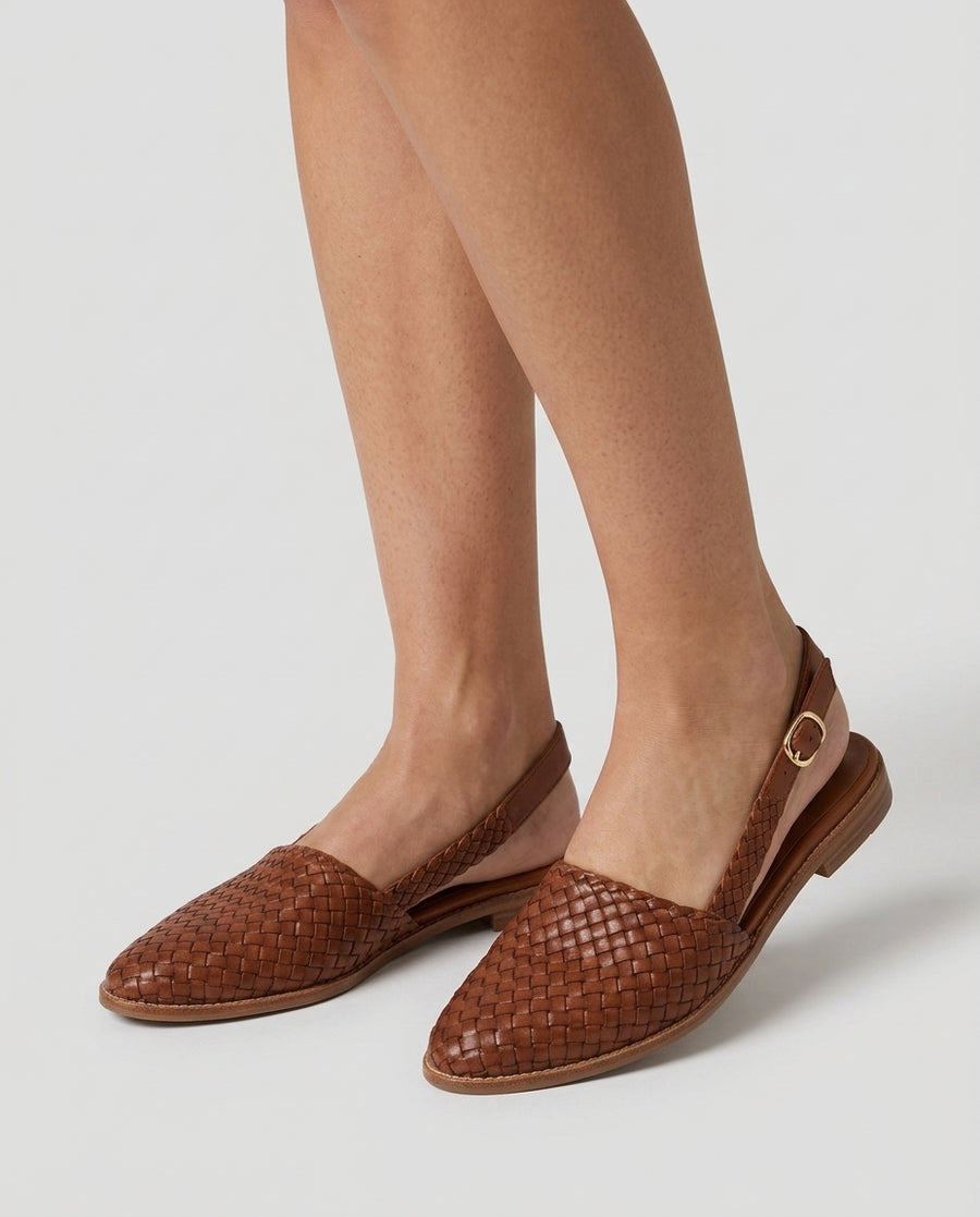 Women's Woven Loafers Footwear for Summer Holidays Weddings Parties and Everyday Wear - Front [Lystr 6adb4ee79bc79a082044c4cd:front]