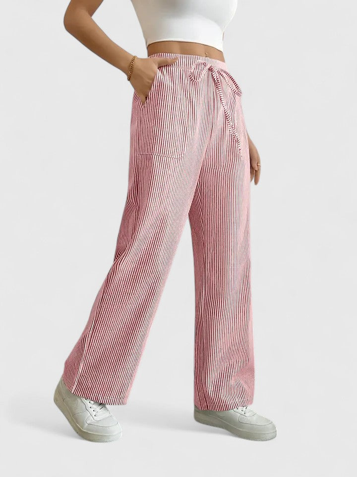 Women's Casual Relaxed Pants Outfit for Work Casual Days Holidays and Everyday Wear