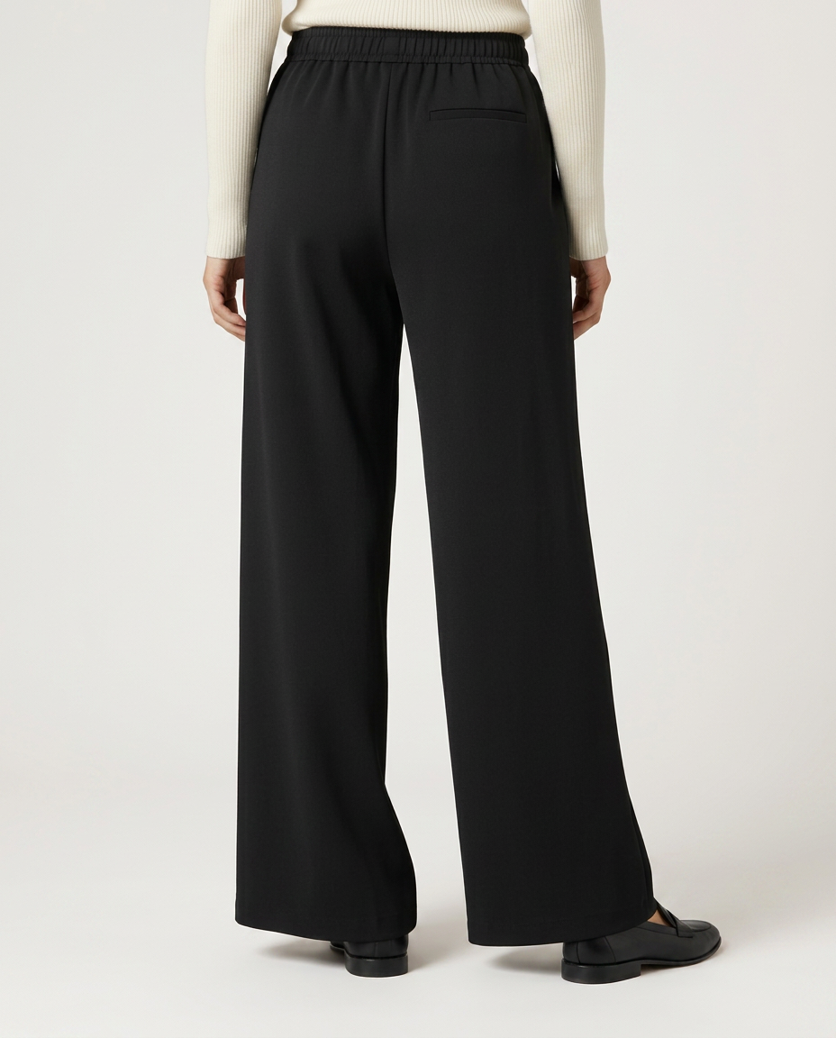 Women's High Waist Wide Leg Trousers Pants Outfit for Work Casual Days Holidays and Everyday Wear