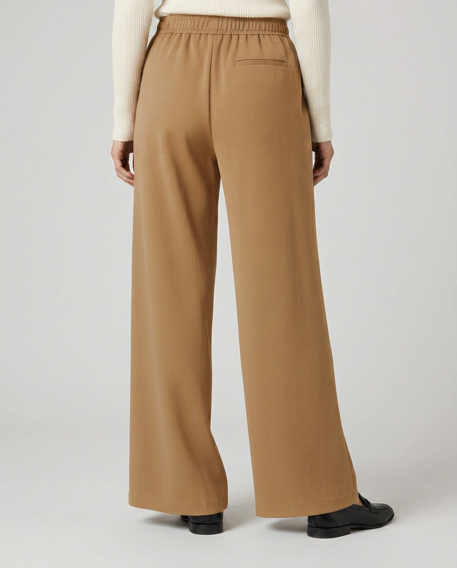 Women's High Waist Wide Leg Trousers Pants Outfit for Work Casual Days Holidays and Everyday Wear