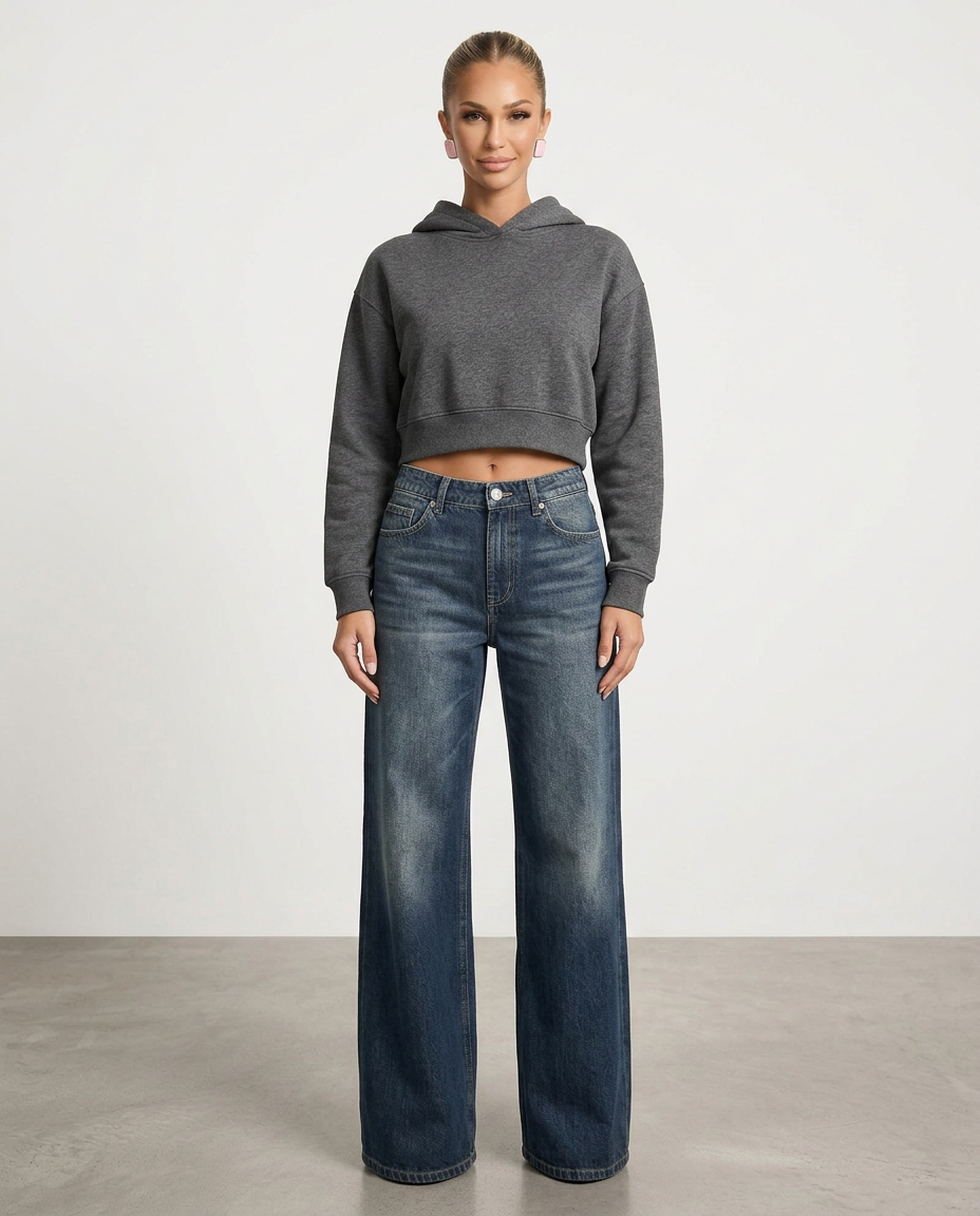 Women's Mid-Waist Wide-Leg Trousers Pants Outfit for Work Casual Days Holidays and Everyday Wear