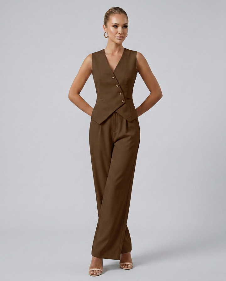 Women’s Tailored Vest-Style Bodice | Elegant