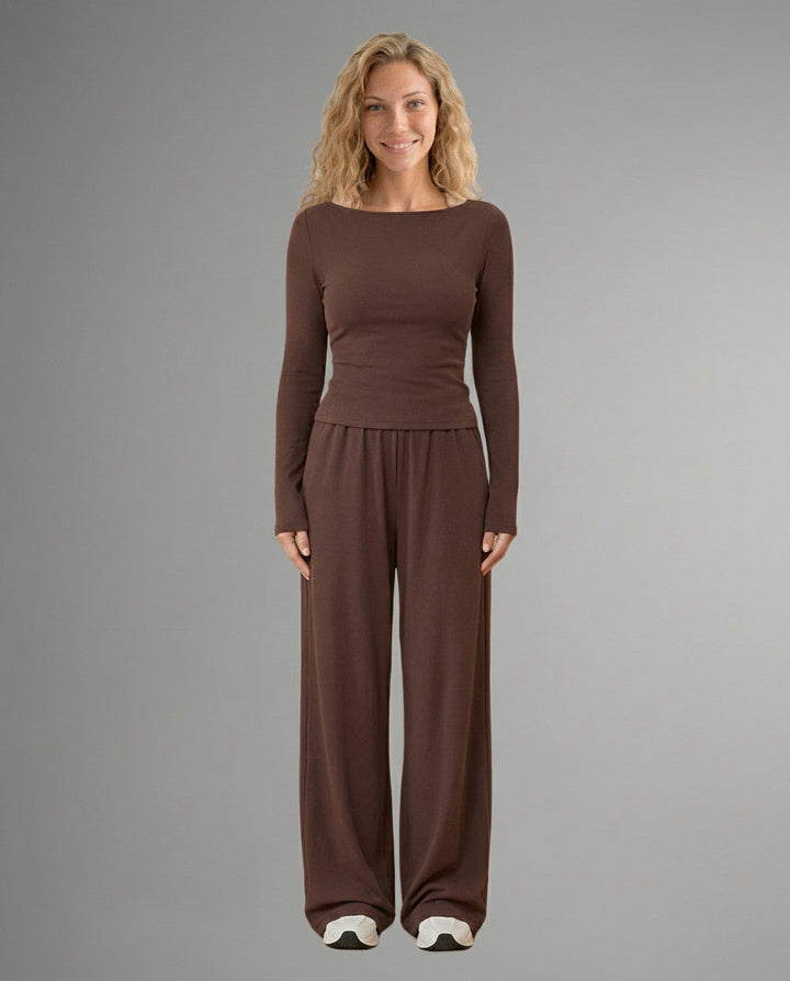Women’s Relaxed Fit Trousers Set | Casual