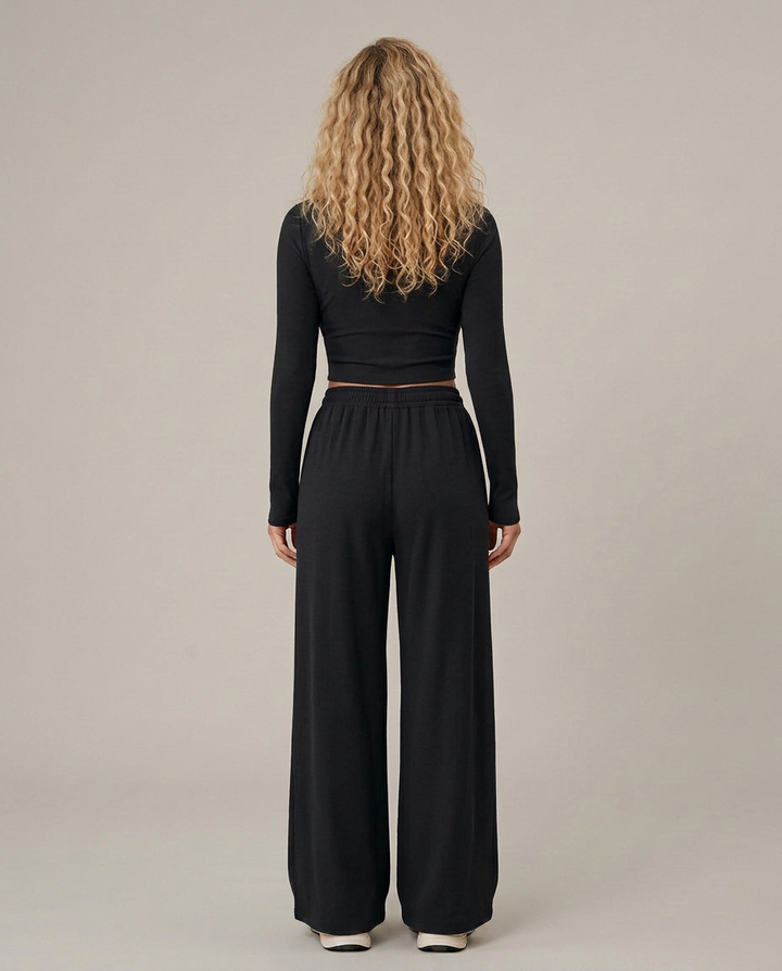 Women’s Relaxed Fit Trousers Set | Casual
