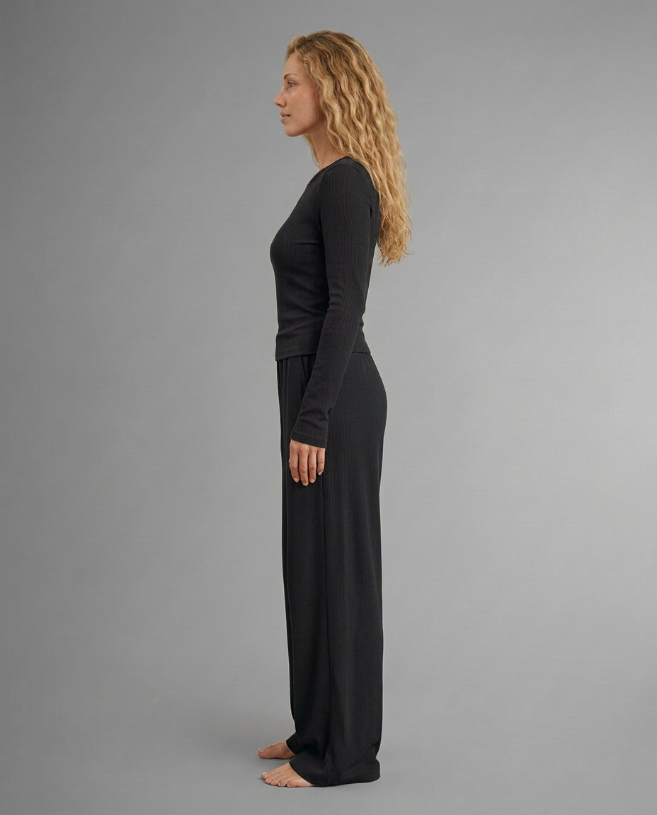 Women's Relaxed Fit Trousers Pants Casual Set Outfit for Work Casual Days Holidays and Everyday Wear