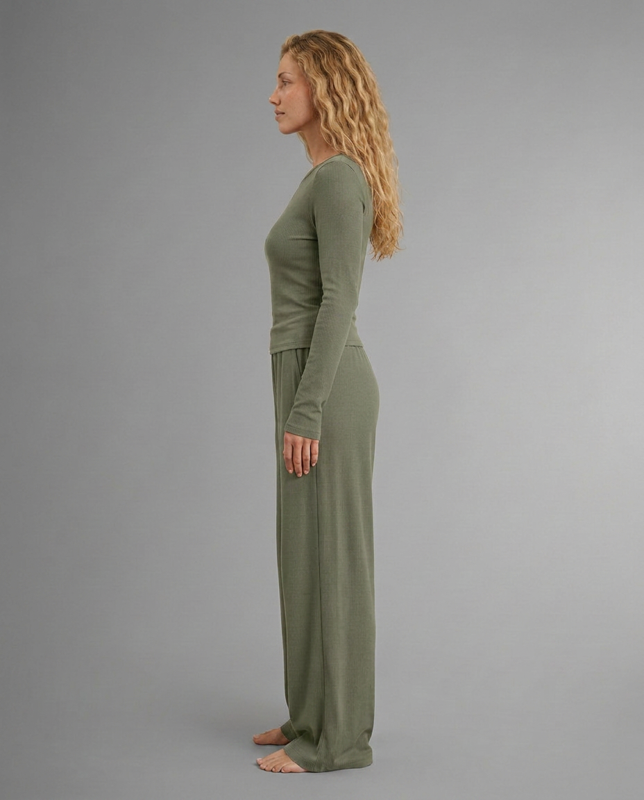 Women's Relaxed Fit Trousers Pants Casual Set Outfit for Work Casual Days Holidays and Everyday Wear