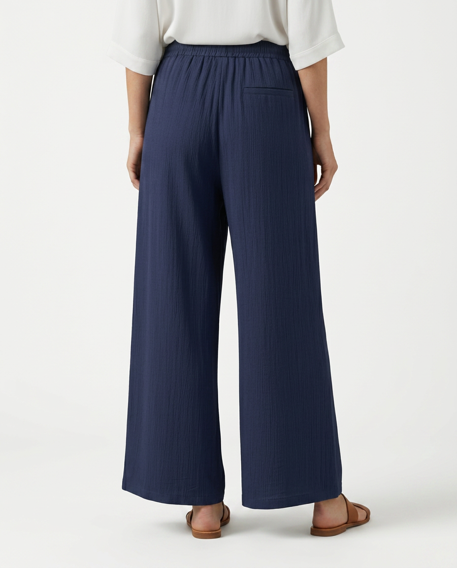 Women's Wide-Leg Casual Trousers Pants Outfit for Work Casual Days Holidays and Everyday Wear