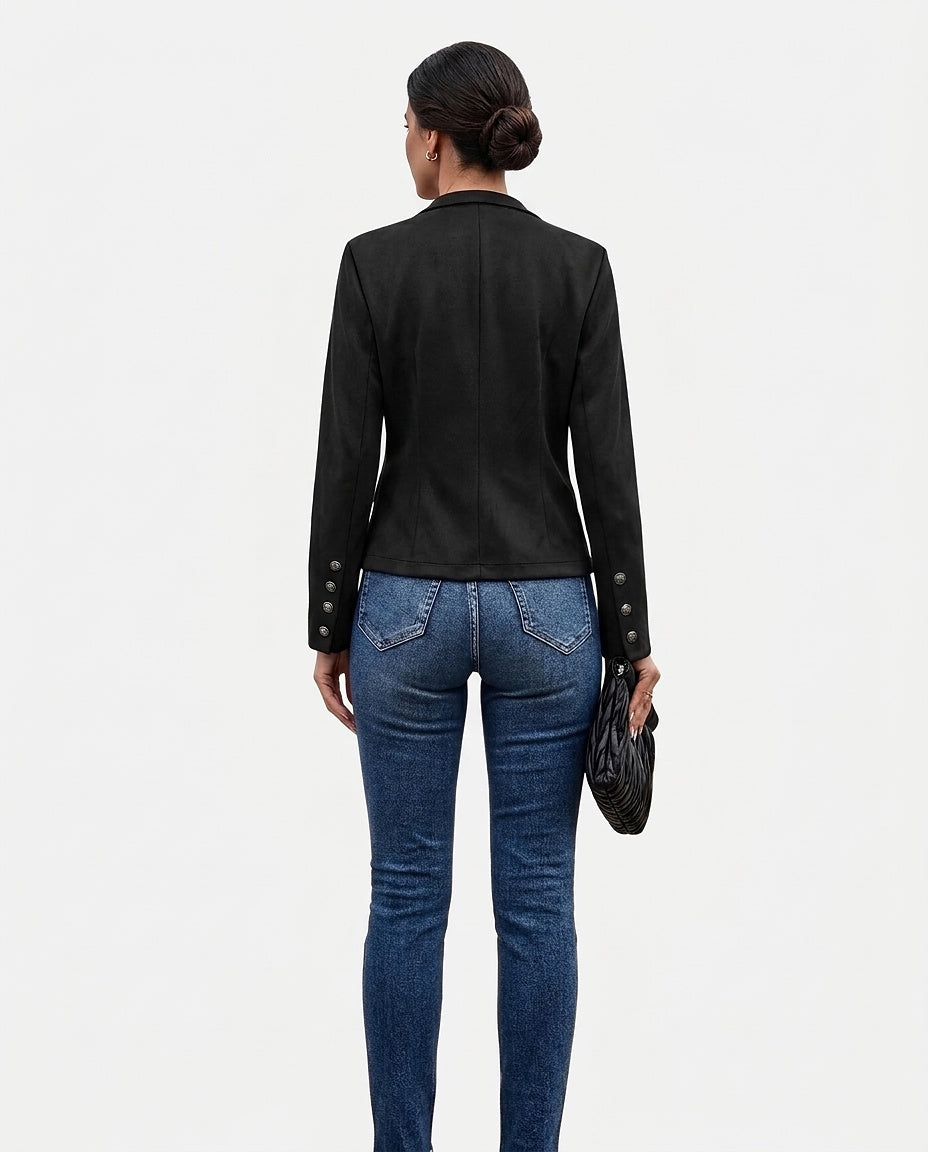 Women’s Double Breasted Military Style Jacket