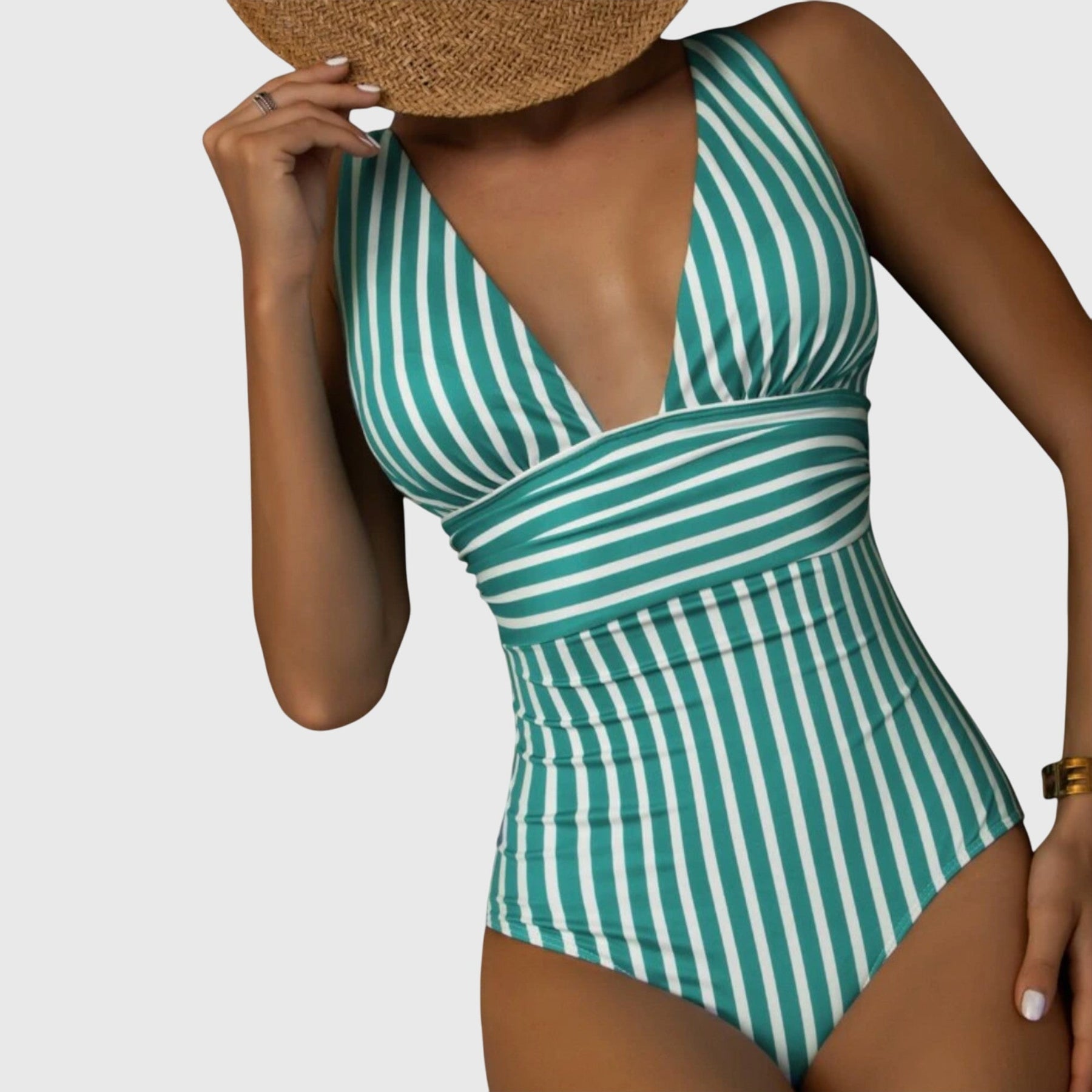 Women's One-Piece Swimsuit Swimwear for the Beach Poolside Holidays and Summer Sunbathing