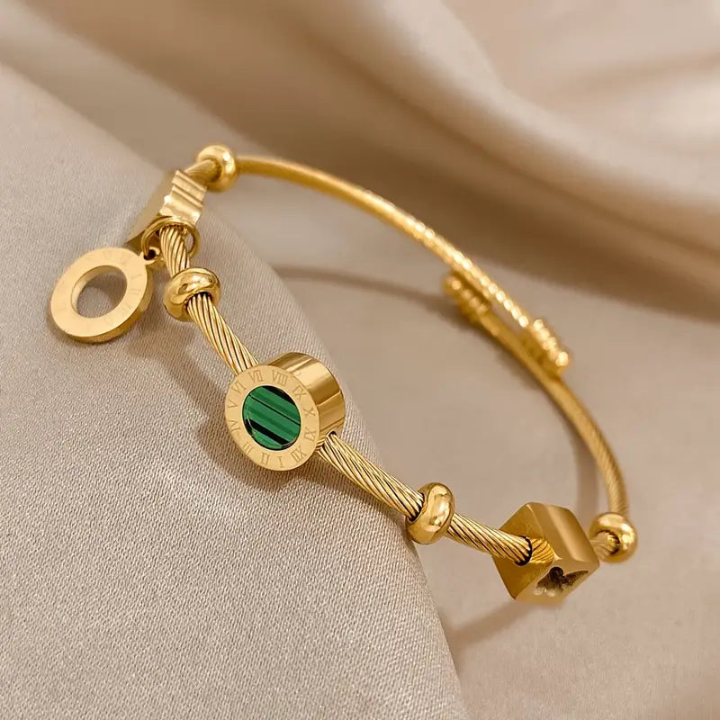 Women's Gold Bracelet Statement Jewellery Jewelry Gift for Women Weddings Parties Prom and Everyday Wear