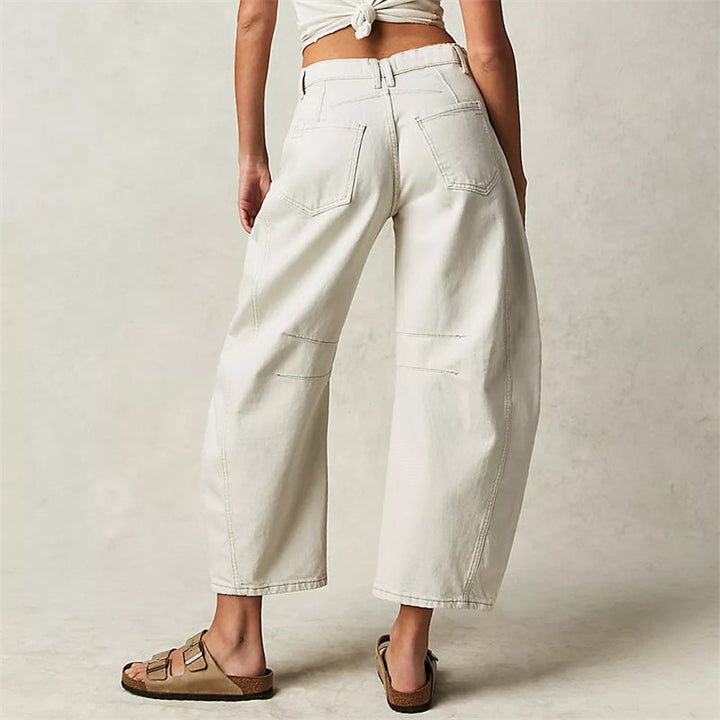 Women’s Relaxed Fit Barrel Jeans | High Waist Denim