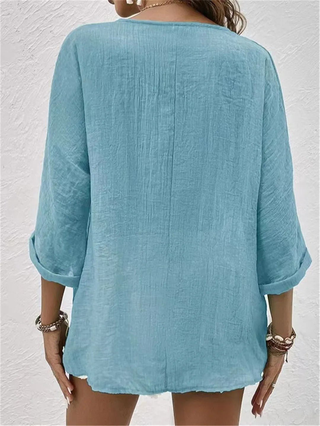 Women's Relaxed Casual Top Outfit for Work Brunch Casual Days and Everyday Wear