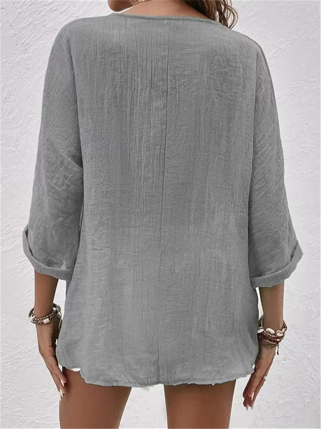 Women's Relaxed Casual Top Outfit for Work Brunch Casual Days and Everyday Wear
