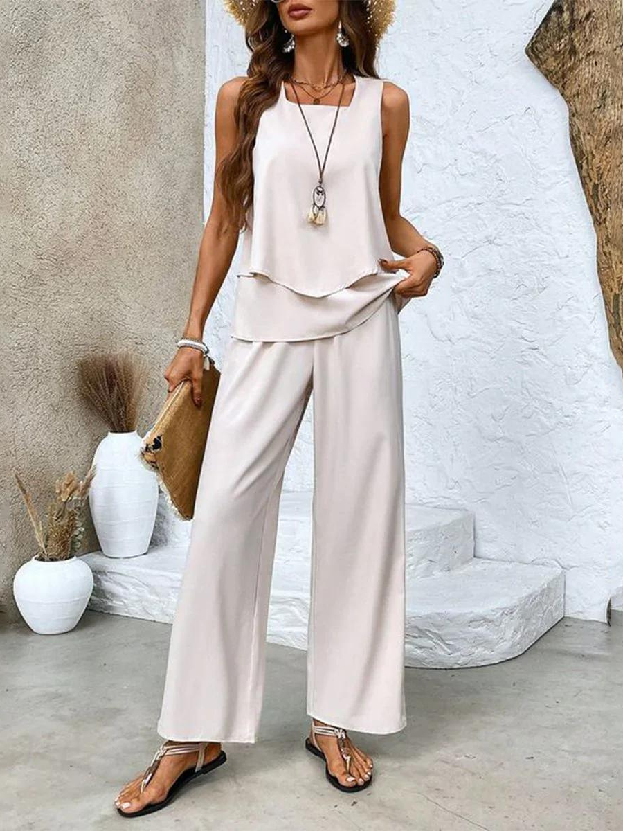 Women's Leaf Print Set Outfit for Weddings Parties Holidays Occasions and Everyday Wear