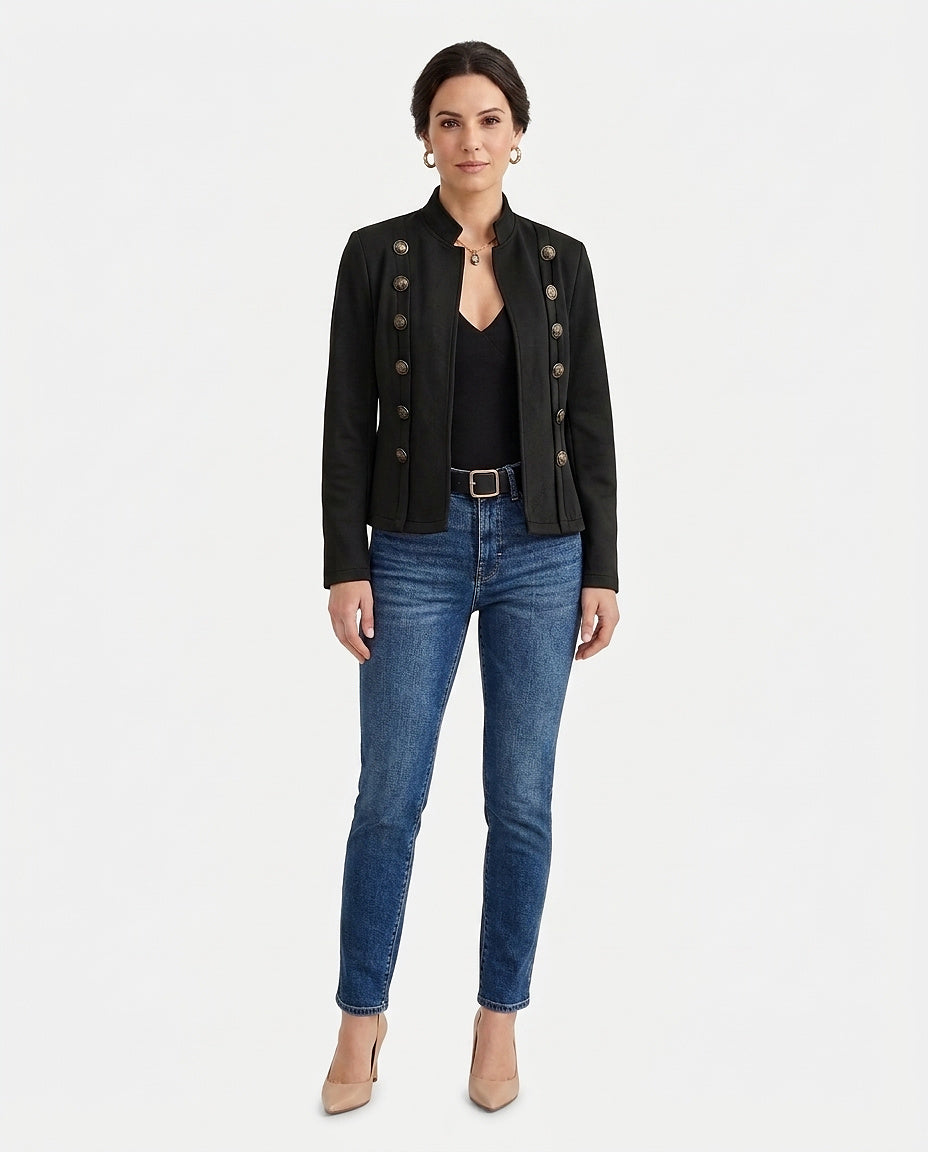 Women’s Double Breasted Military Style Jacket