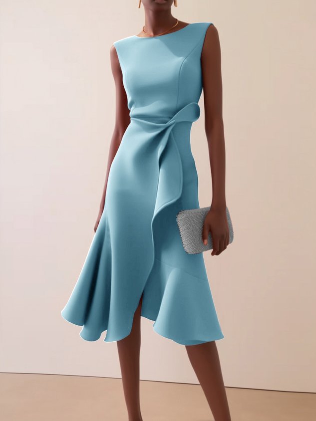 Women's Casual Midi Dress Outfit for Summer Holidays Weddings Parties and Everyday Wear