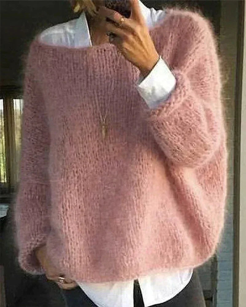 Women's Casual Relaxed Sweater Knitwear for Autumn Winter Layering Cosy Days and Everyday Wear