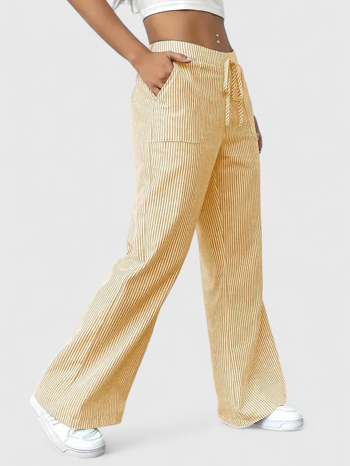 Women's Casual Relaxed Pants Outfit for Work Casual Days Holidays and Everyday Wear