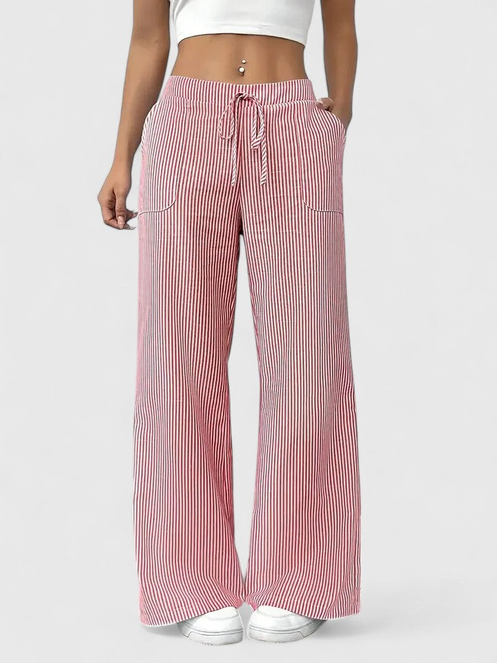 Women's Casual Relaxed Pants Outfit for Work Casual Days Holidays and Everyday Wear
