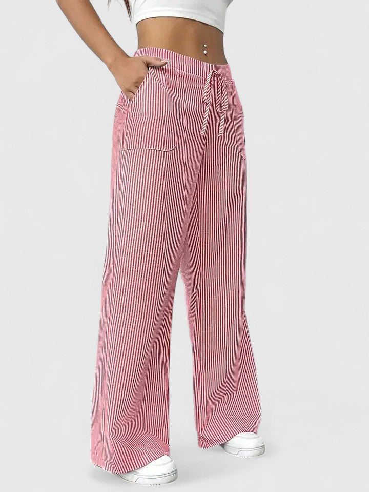 Women's Casual Relaxed Pants Outfit for Work Casual Days Holidays and Everyday Wear