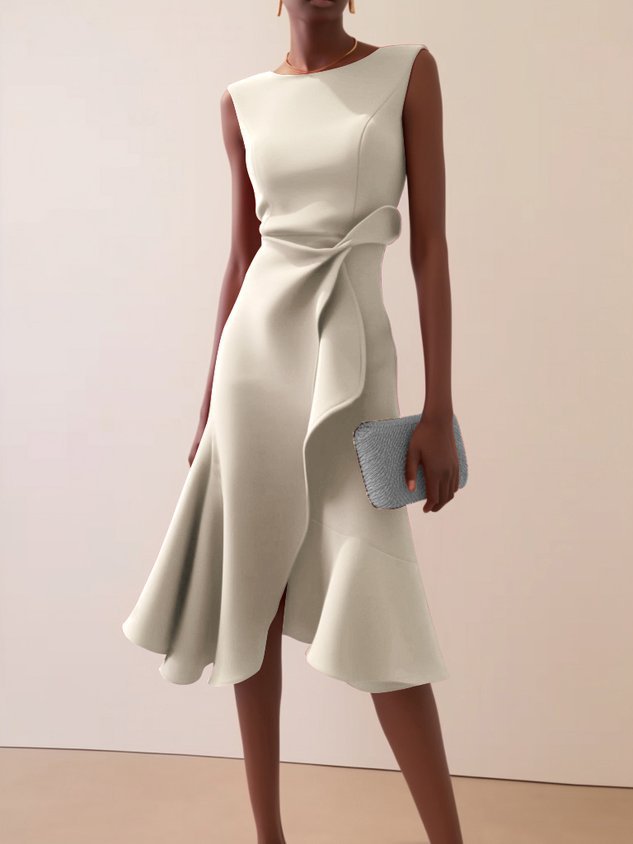 Women's Casual Midi Dress Outfit for Summer Holidays Weddings Parties and Everyday Wear