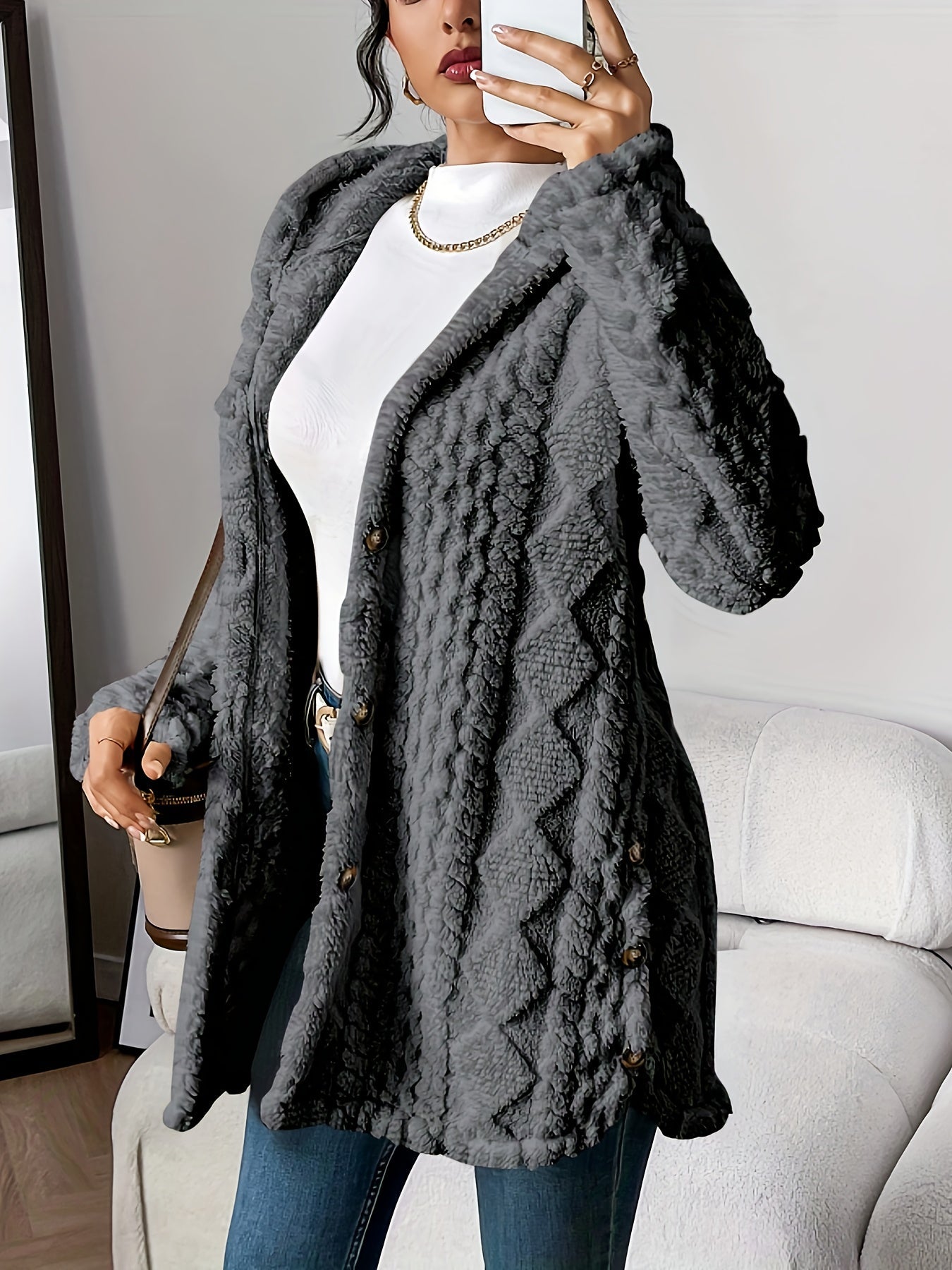 Women's Casual Cardigan Knitwear for Autumn Winter Layering Cosy Days and Everyday Wear