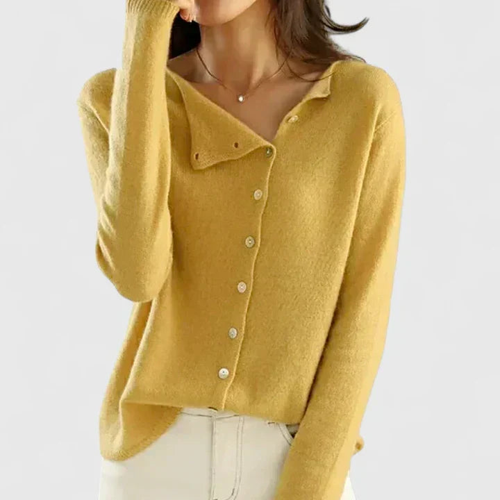 Women's Modern Cardigan Long Sleeve Button Front Casual Layering