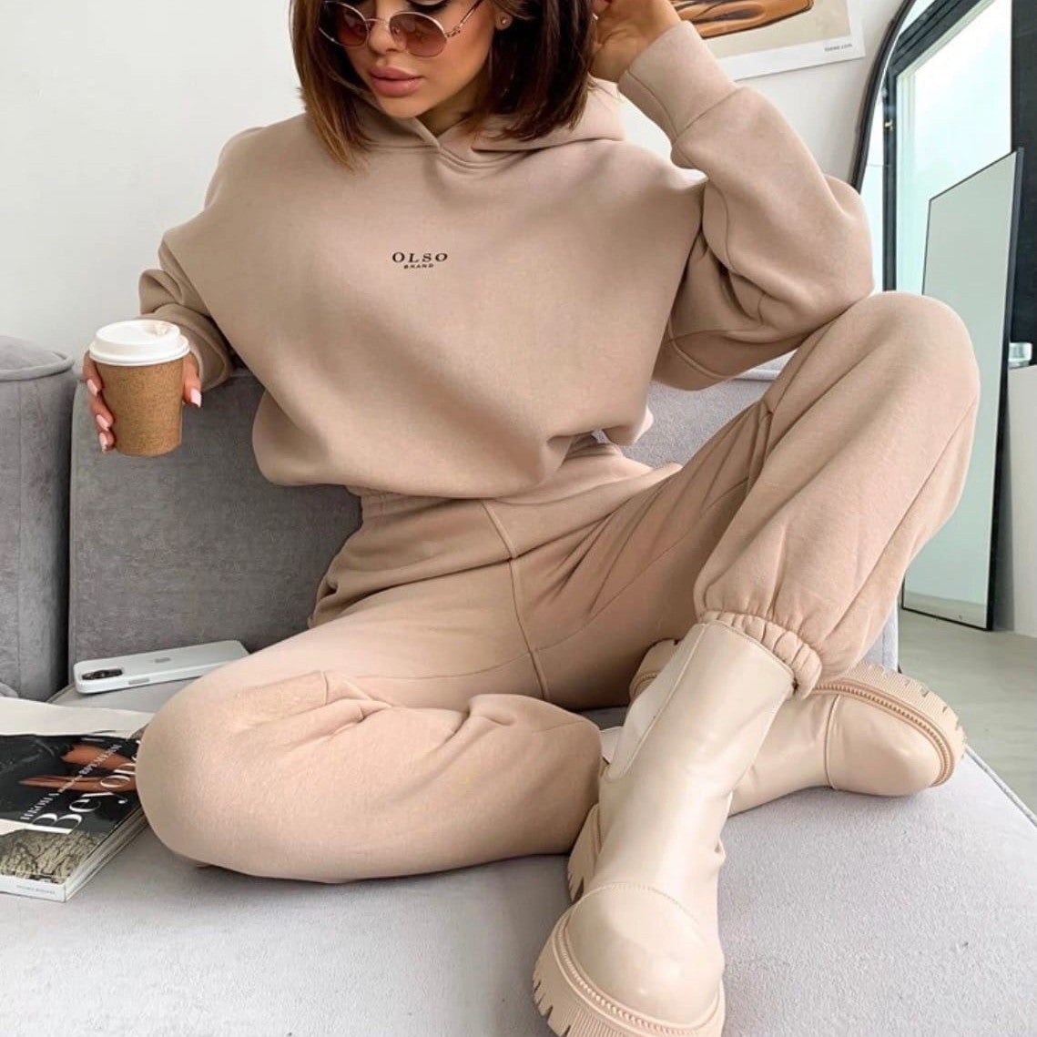 Women's Sporty Loungewear Casual Set Outfit for Weddings Parties Holidays Occasions and Everyday Wear