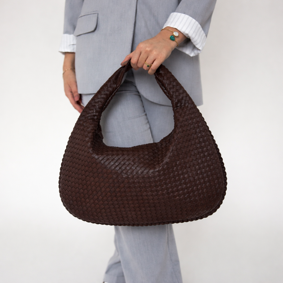 Women's Woven Handbag Stylish Everyday Tote Bag Versatile Chic Accessory
