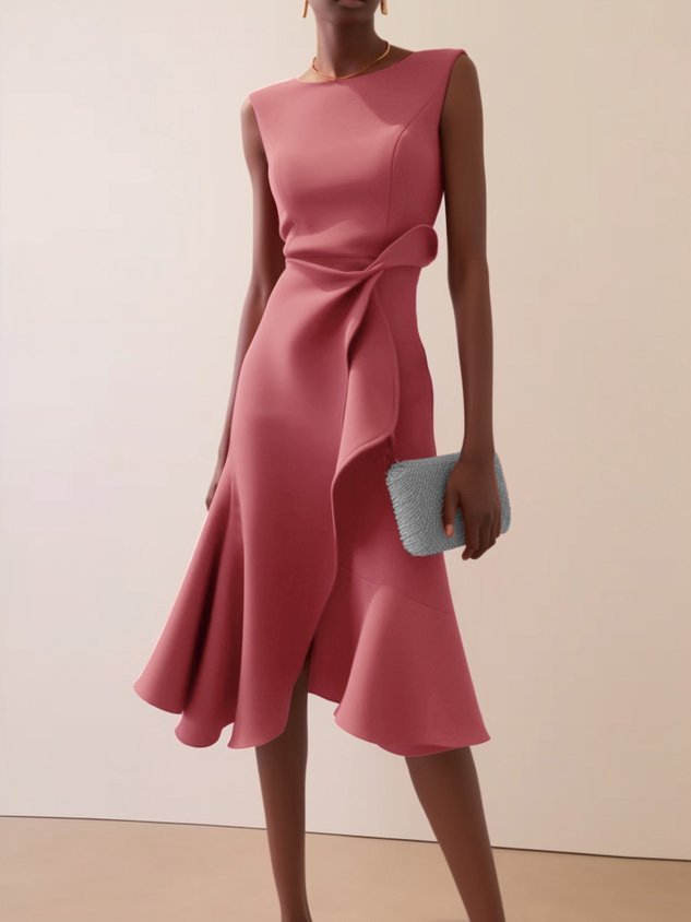 Women's Casual Midi Dress Outfit for Summer Holidays Weddings Parties and Everyday Wear