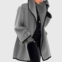 Women's Trendy Fleece Jacket Zip-Up Hooded Relaxed Fit Casual Everyday