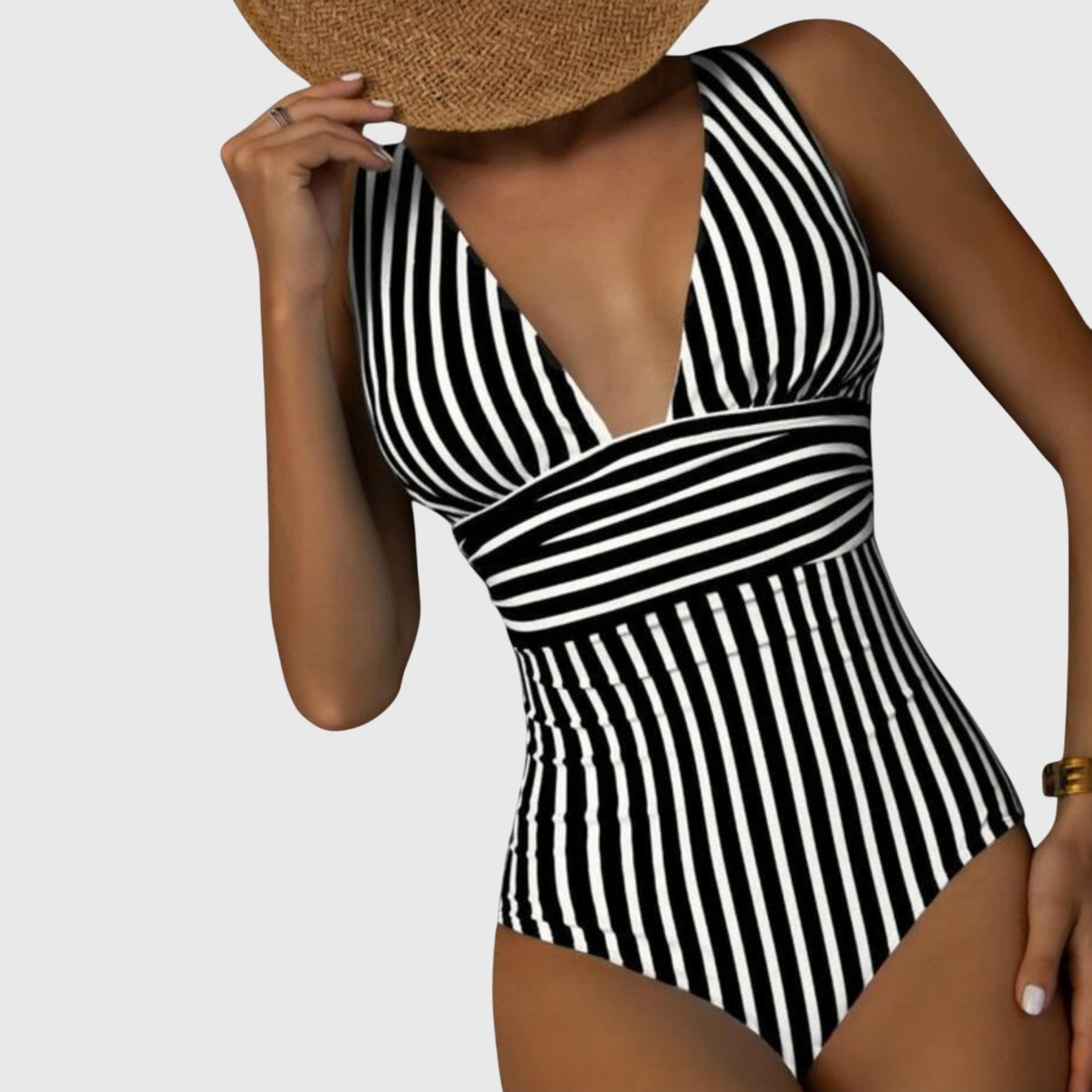 Women's One-Piece Swimsuit Swimwear for the Beach Poolside Holidays and Summer Sunbathing