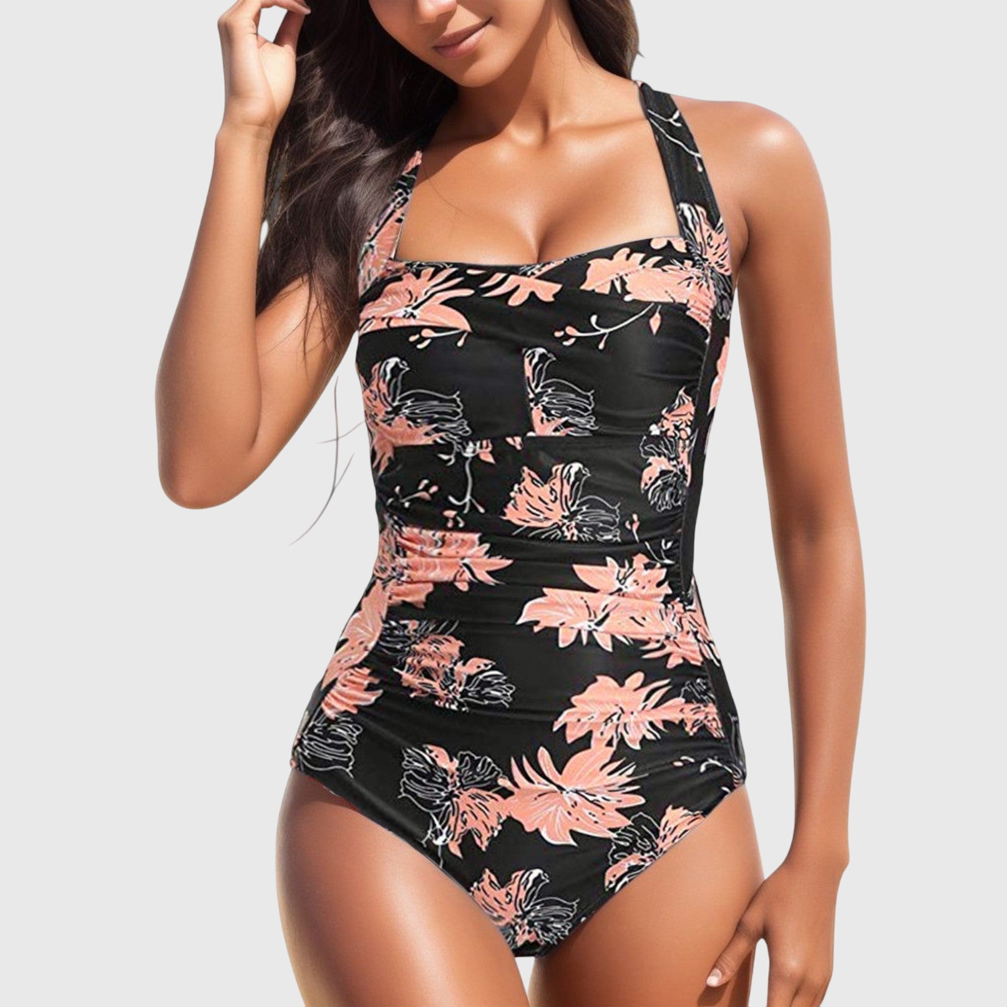 Women's One-Piece Swimsuit Swimwear for the Beach Poolside Holidays and Summer Sunbathing