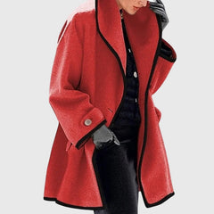 Women's Trendy Fleece Jacket Zip-Up Hooded Relaxed Fit Casual Everyday