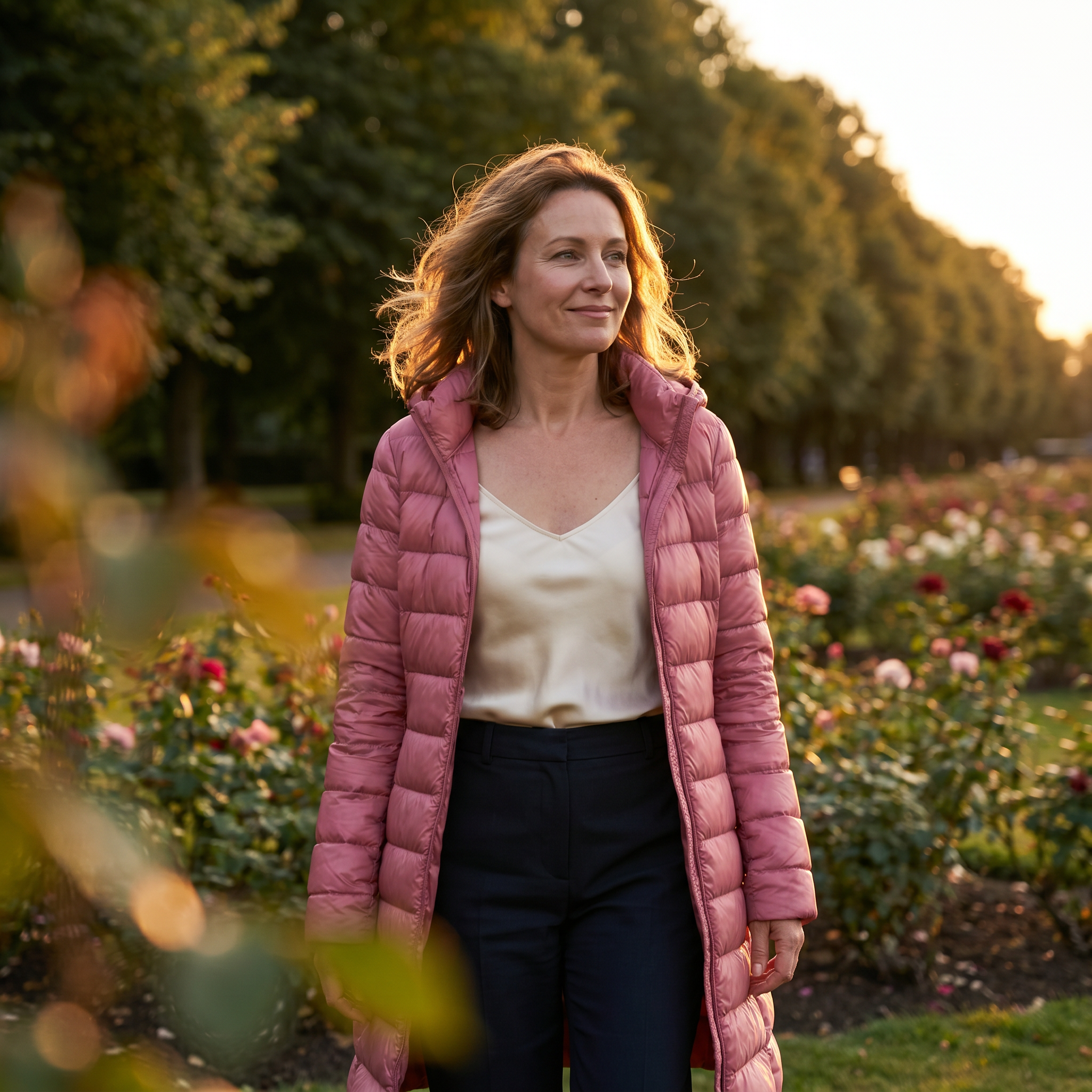 Women's Ultralight Down Jacket Full-Zip Hooded Lightweight Casual Outdoor