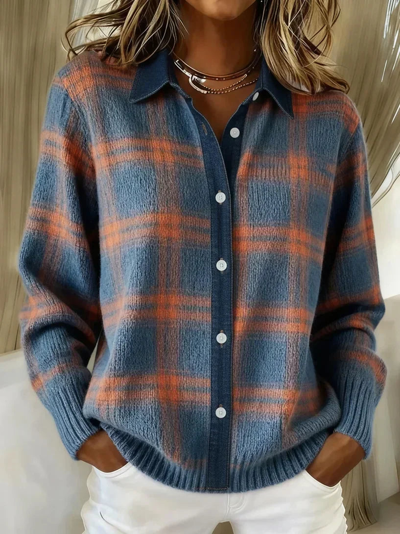 Women's Cozy Cardigan Open Front Long Sleeve Relaxed Fit Casual Wear