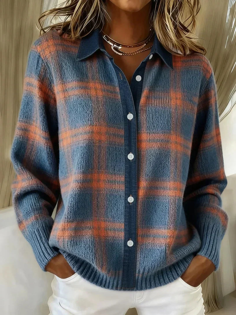 Women's Cozy Cardigan Open Front Long Sleeve Relaxed Fit Casual Wear